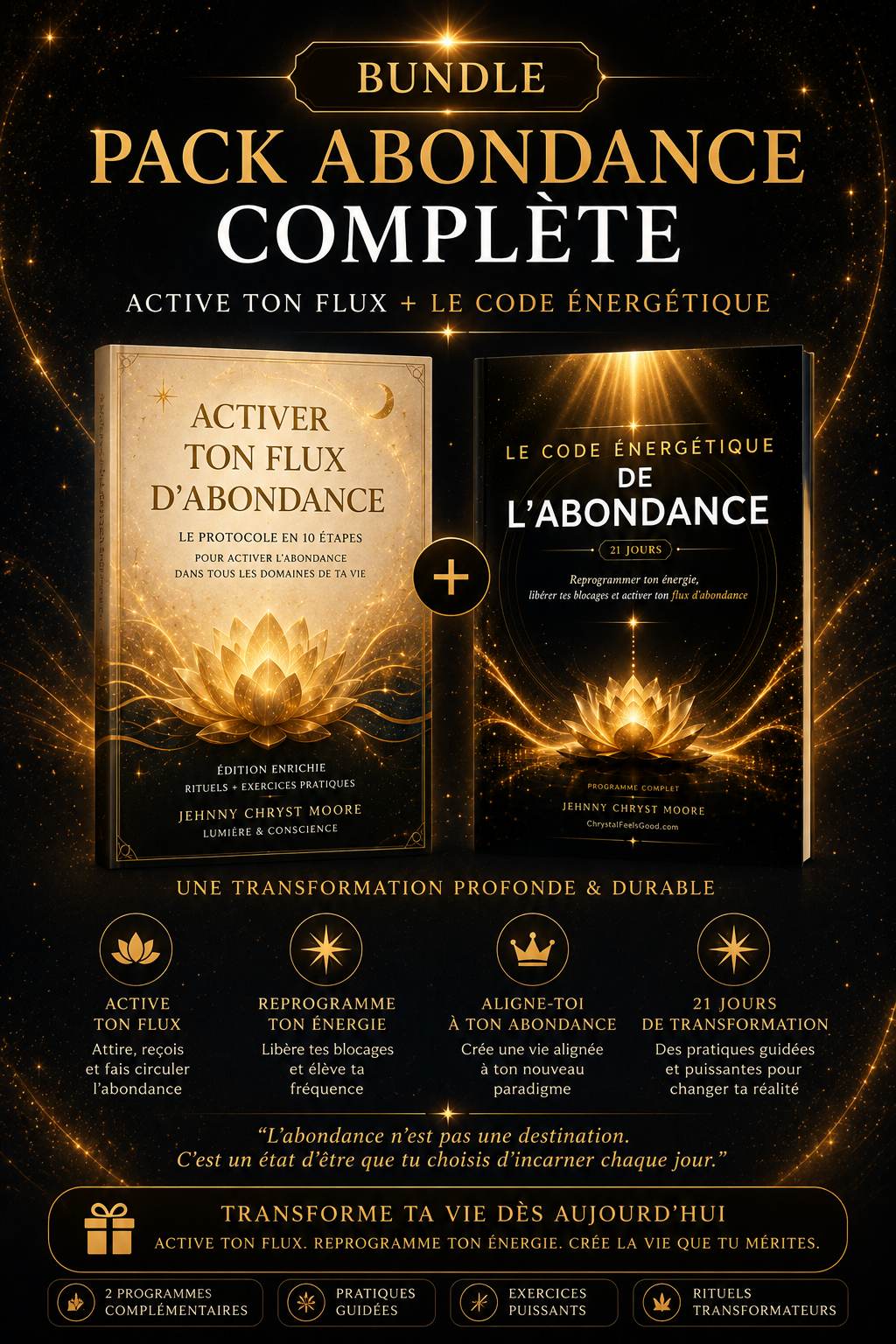 Pack Abondance Complète — Active ton Flux + Le Code Énergétique